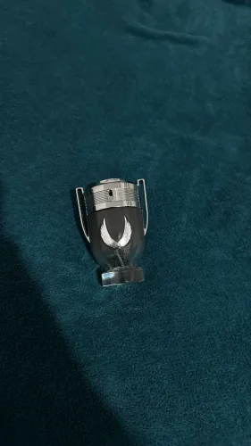 Frasco vazio perfume Invictus Platinum Pacco Rabbane