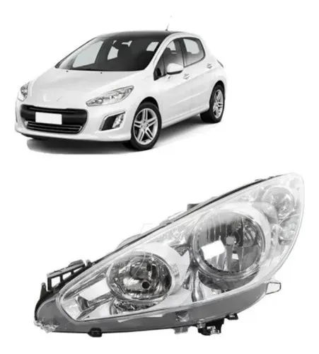  Farol Esquerdo Peugeot 308 2011 2015 Com Soquete Manual Tyc