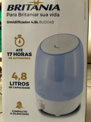 NOVO NA CAIXA Umidificador Britânia 4,8L BUD04B