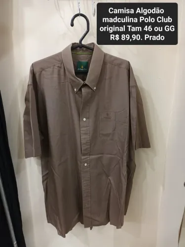 Camisa Algodão Masculina Polo Club original 