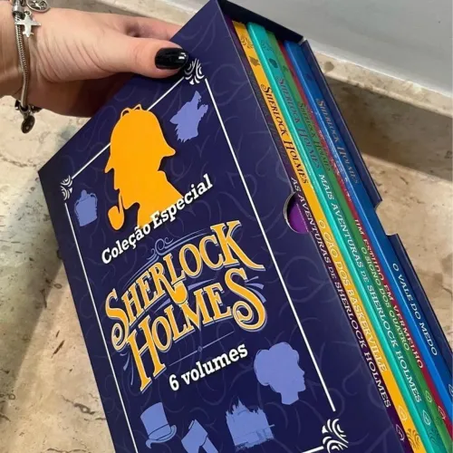 Livros Sherlock Holmes coleção completa 6 volumes
