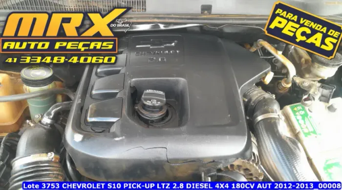 Motor Parcial Chevrolet S10 2.8 Diesel 4x4 180cv Aut 2013