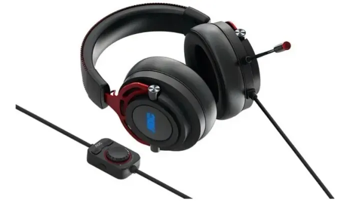 Headset Gamer AOC GH300, Driver 50 mm, Virtual Surround 7.1, Preto