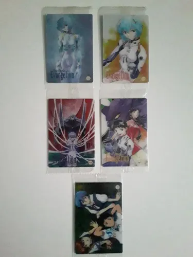 53 Cards Neon Genesis Evangelion Importados e Raros