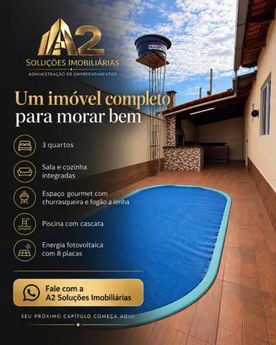 Casa em Nova Veneza-GO, 3 quartos