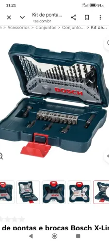 Bosch Kit de Pontas e Brocas X-Line 33 pçs