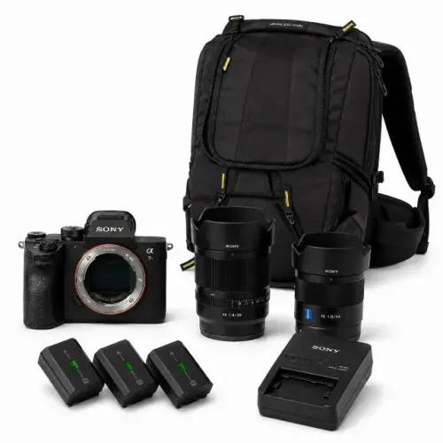 Sony a7R III ILCE-7RM3 42MP + Zeiss 35mm f/1.4 + 55mm f/1.8 + 3 baterias