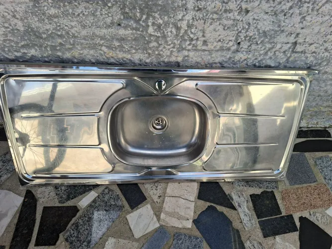 Tampo de pia de inox