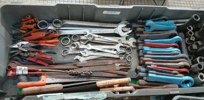 KIT DE FERRAMENTAS USADAS (NO ESTADO).