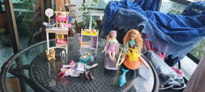 Kit Barbie com acessórios