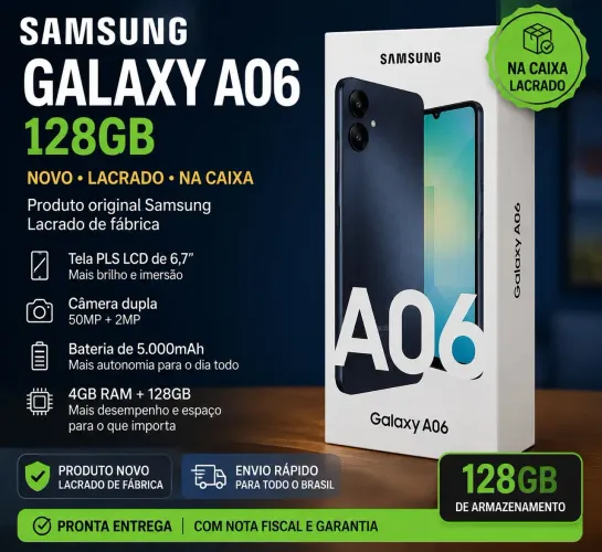 Sansung galaxy A06 128 gb