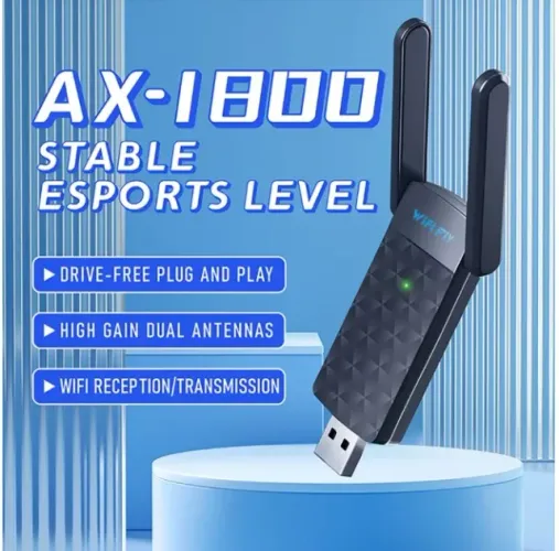 Adaptador USB WiFi 6 AX1800