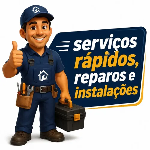 Serviços rápidos, instalações, reparos..
