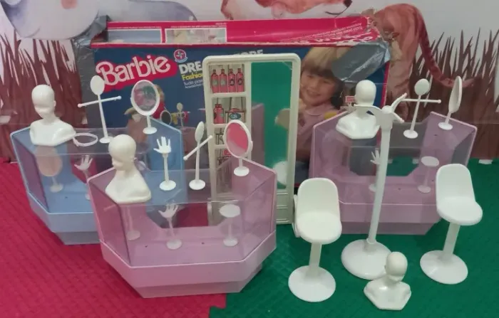 Barbie Dream Store Expositores Fashion Department Estrela antigo