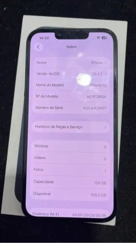 iPhone 13 azul 128gb