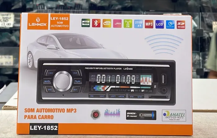 Som automotivo completo com bluetooth