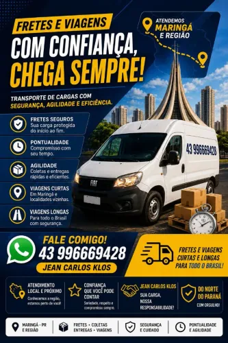 Frente e encomenda Maringa