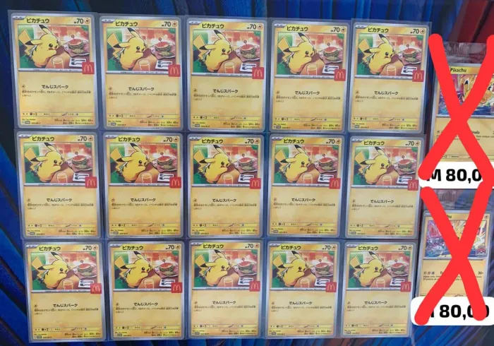 Lote 15 Pikachus McDonald's 020/M-P NM
