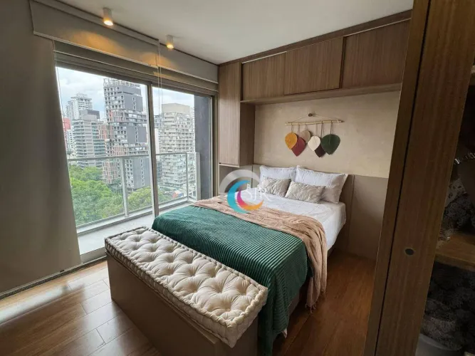 Studio com 1 dormitório para alugar, 27 m² - Jardins - São Paulo/SP