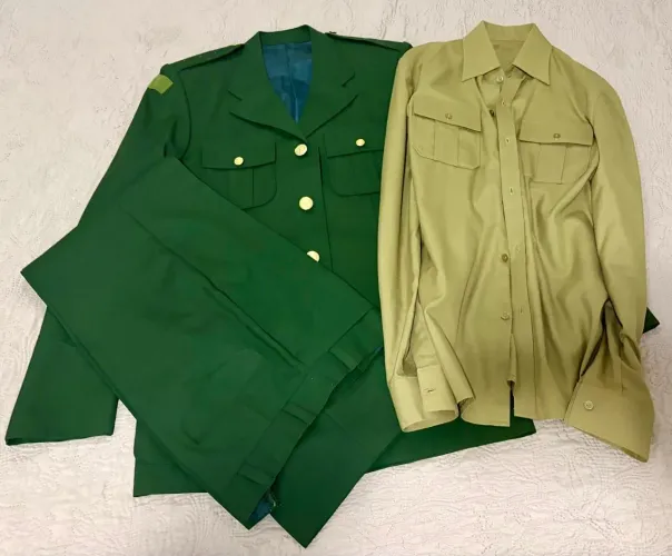 Túnica, Camisa E Calça Verde Oliva Exército 5° A1 (usado)