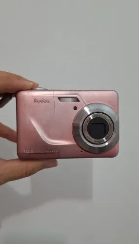Câmera Digital Kodak EasyShare C180 Rosa Funcionando