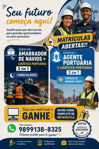 Amarrador de navios + agente portuário 