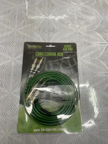 Cabo Coaxial RCA - TechHouse - 5 metros - Séries 400 Pro