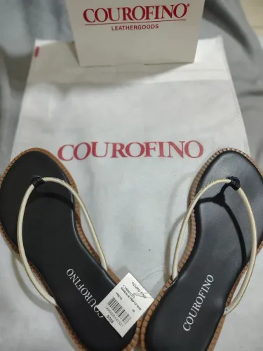 Sandália COUROFINO (Tamanho 36) PRODUTO NOVO COM ETIQUETA