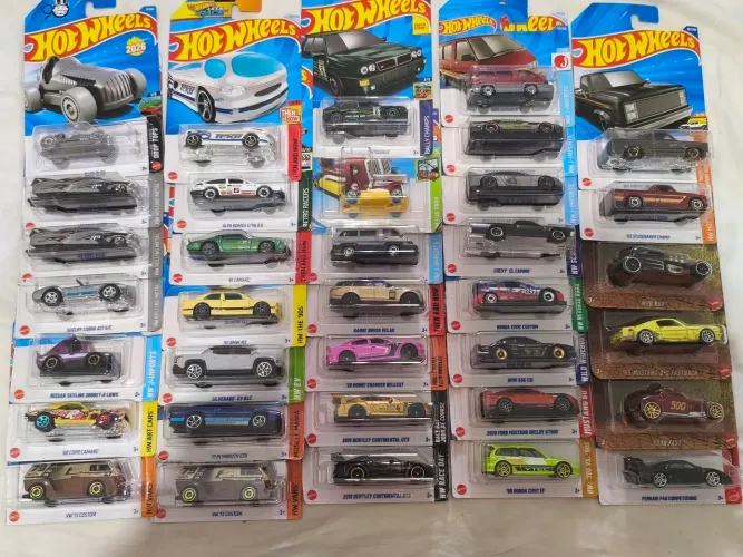 Coleção hot Wheels