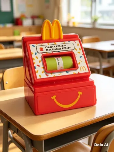 Brinquedo Caixa Registradora McDonald's - Novo e Lacrado - McLanche Feliz