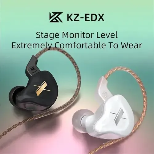 KZ EDX PRETO SEM MICROFONE