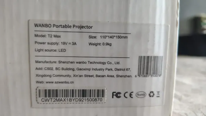 Wanbo portable projector