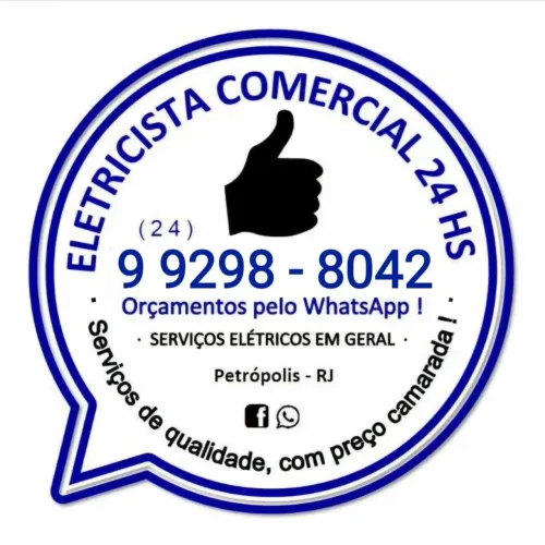 ELETRICISTA RESIDÊNCIAL / COMERCIAL 24 HS DE PLANTÃO ( elétrica )