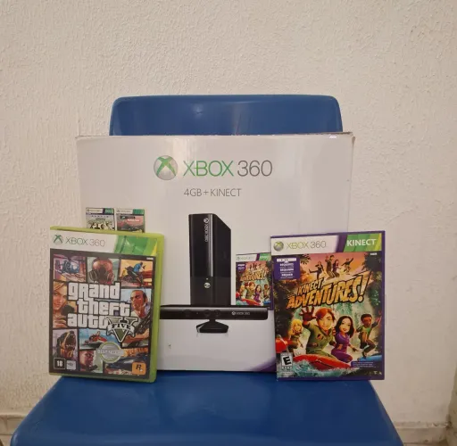 Promoção Xbox 360 2015 Seminovo Zerado Com Kinect e Jogo