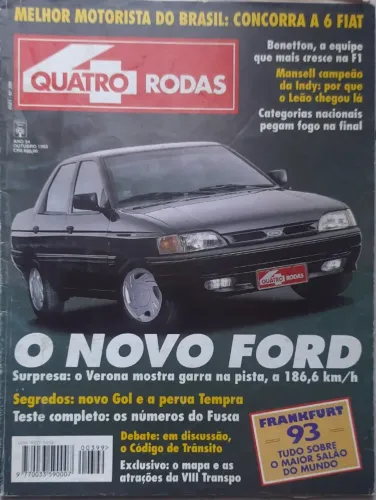 Kit com 3 revistas Quatro Rodas