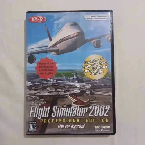 jogo pc microsoft flight simulator 2002 professional edition