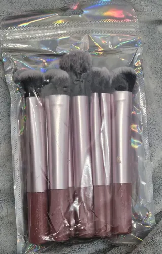 Conjunto De Pincéis De Maquiagem Com 7 Pecas