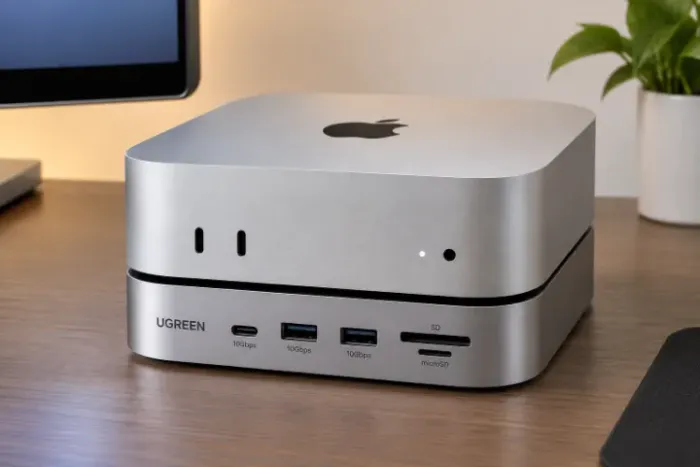 UGREEN Dock Station 11 em 1 para Mac mini M4 / M4 Pro + NVMe