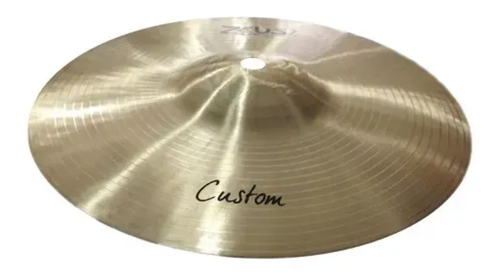 Prato Zeus Cymbals Bronze Splash Zcs8 Cor Dourado