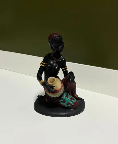 Escultura africana decorativa