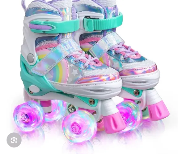 Patins de unicórnio ,boas condições 