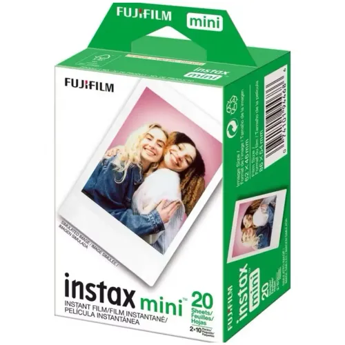  Filme Instax 20 FOTOS - Mini 54X85mm Fujifilm
