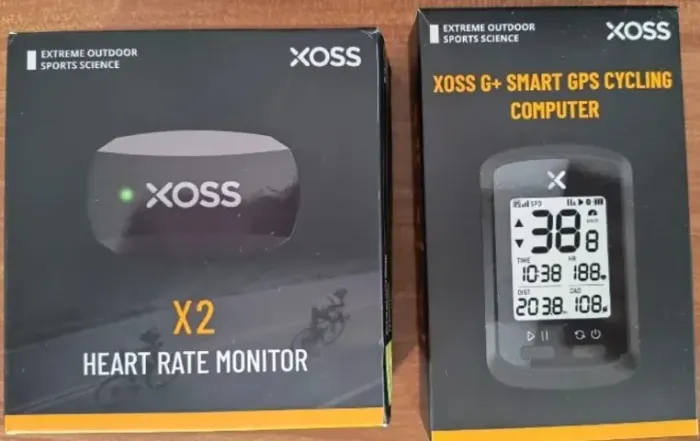 XossG+ e Cinta X2 Ciclocomputador