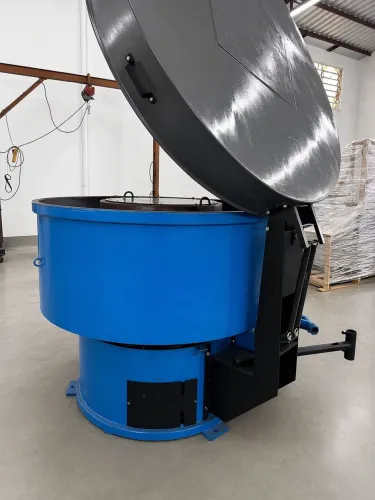 Tamboreador Vibratório Industrial 600 Litros - Pronto para Produção!