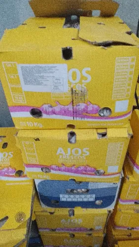 Caixa de alho de 10 kilo