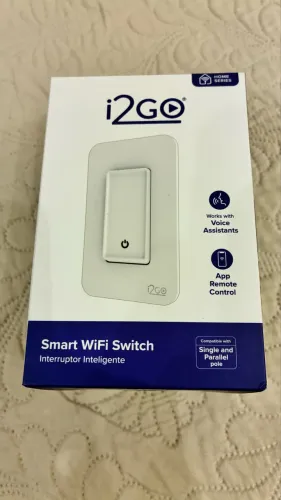 Interruptor inteligente Wi-Fi i2Go com tecla física 