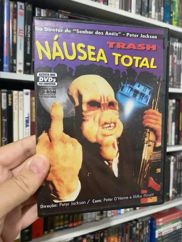DVD Trash Náusea Total Filme Terror de Peter Jackson (O Senhor dos Anéis) Original e Raro