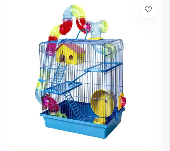 VENDO GAIOLA COMPLETA COM CASAL DE HAMSTERS!