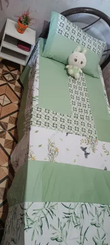 Lençol solteiro com fronha 