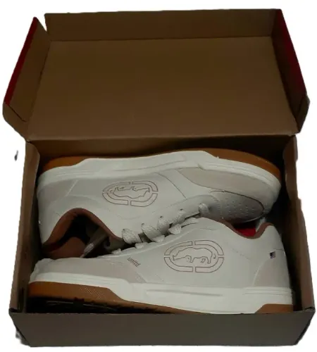 Lindo Tênis Unissex Branco Original da Ecko, Tamanho 42 na Caixa.